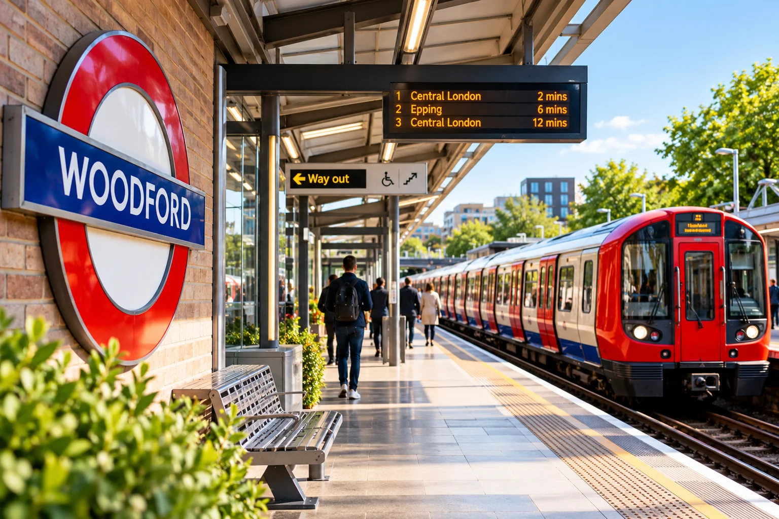 Woodford underground station